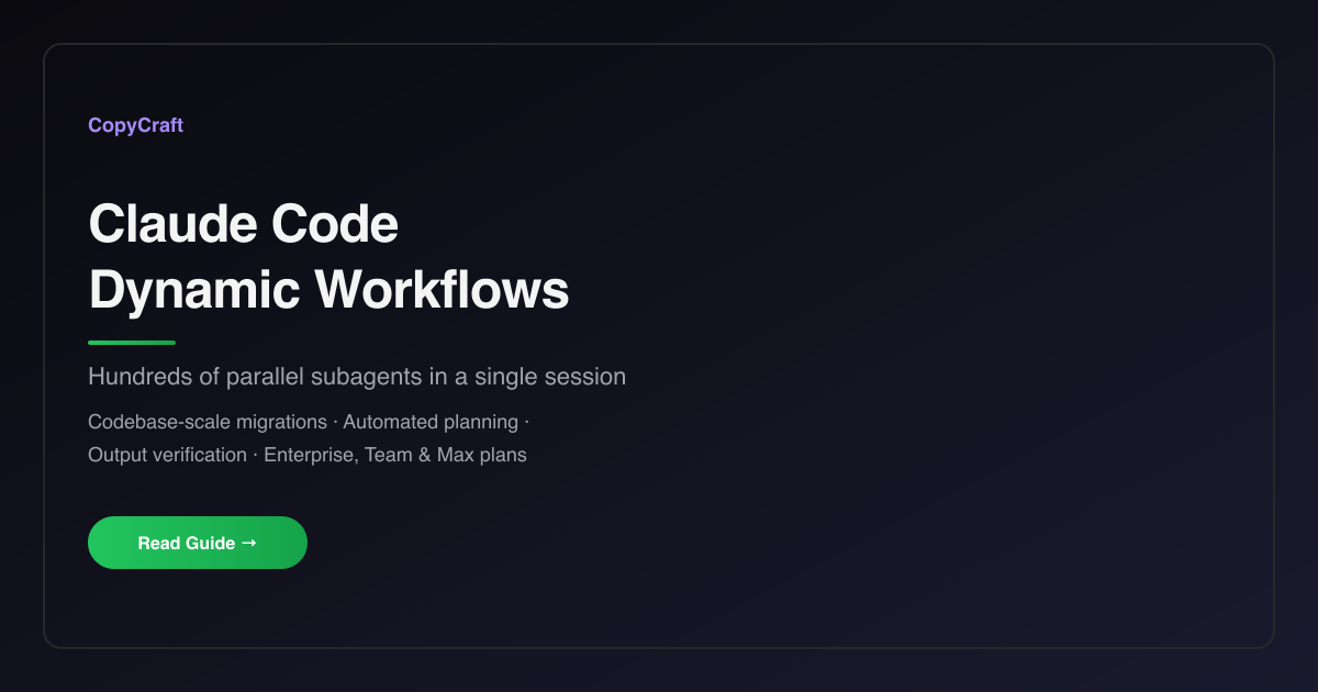Claude Code Dynamic Workflows: Running Hundreds of Parallel Subagents in One Session